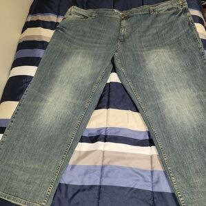 True Nation Relaxed Fit Denim Jeans- Men's Big & Tall Size 54x30